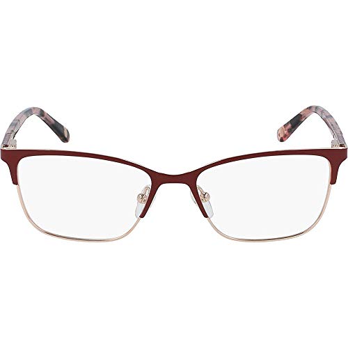 Lunettes de vue anti fatigue rectangulaires Nine West NW 1089 605 Berry pour femme