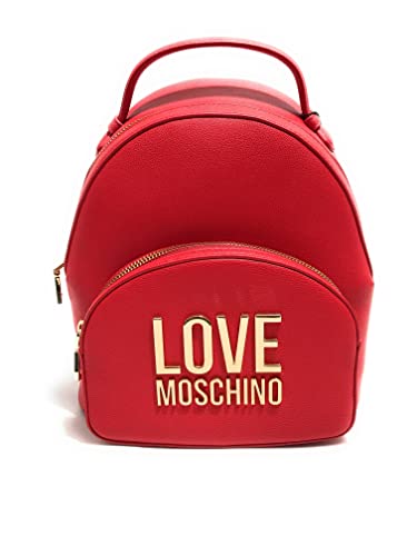 Love Moschino JC4105PP1GLI0, Zaino, Donna, Rosso, Taglia unica