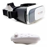 Óculos Vr Box 2.0 Realidade Virtual + Controle Cardboard 3d