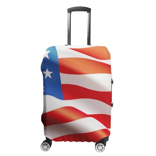 Carry On Luggage Cover Red Blue White American Flag (68) Anti Scratch Travel Luggage Cover Suitcase Protector Suitcase Covers