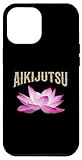 Hülle für iPhone 13 Pro Max Aikijutsu für Anfänger//Japanische Kalligrafie mit Lotus-Schrift
