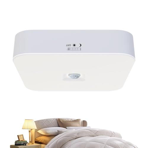 Genérico Luz De Techo Con Sensor De Movimiento - Lámpara De Baño Empotrada,Lámpara Recargable Moderna para Interior: Hogar, Baño, Garaje, Pasillo