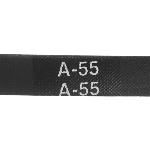 Image of uxcell 4pcs A55 or 4L570 Classic Wrapped Rubber V-Belt, 55 inch(1400mm) Inside Circumference, A Profile V Belt