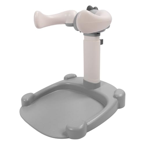 Bain bébé serein à la maison avec ce support réglable et léger gris - 4