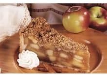 Love and Quiches Decadent Crumby Apple Pie - Dessert, 10 inch -- 2 per case.