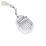 SWOOMEY 1 セット 8音カリンバ 刺繍ピアノカバー 音楽 キーボード 両頭ピアノ調律ツール ミディ ミニ透明フィンガー 楽器プレゼント カリンバ楽器 親 小さな アクリル