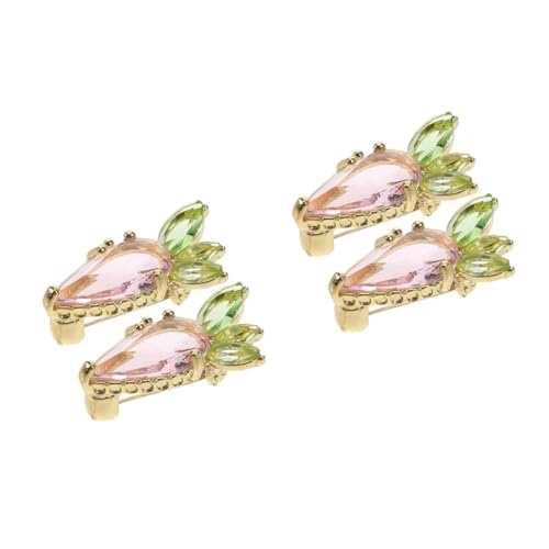 Broche carotte rose pour personnaliser vos vestes et sacs au quotidien