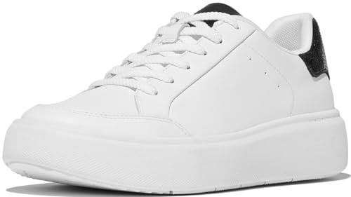 FitFlop™ Women's RTG Sequin-Backtab Leather Sneaker