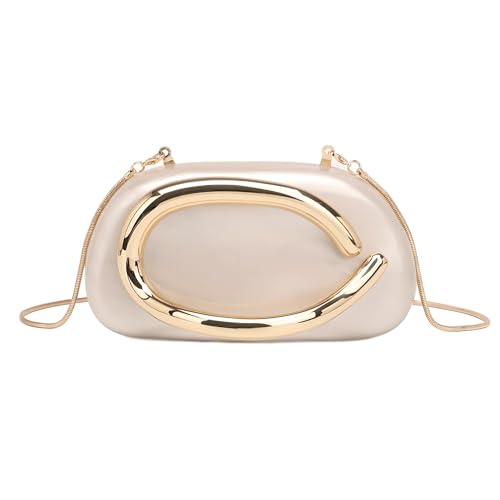 Image of Acrylic Clutch Purse for Women Marbling Evening Wedding Handbags Acrylic Shell Box Purses for Party Prom Cocktail