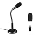 Produktbild ZILINK USB-Mikrofon für Computer, professionelles Aufnahmemikrofon mit Stummschalttaste und LED-Anzeige, Plug & Play-Desktop-Mikrofon für Aufnahme / Besprechung / Streaming / YouTube / Skype