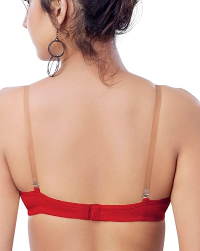 Image of Brida Monica Breathable Cotton Non-Padded Transparent Bra - Comfortable, Stylish