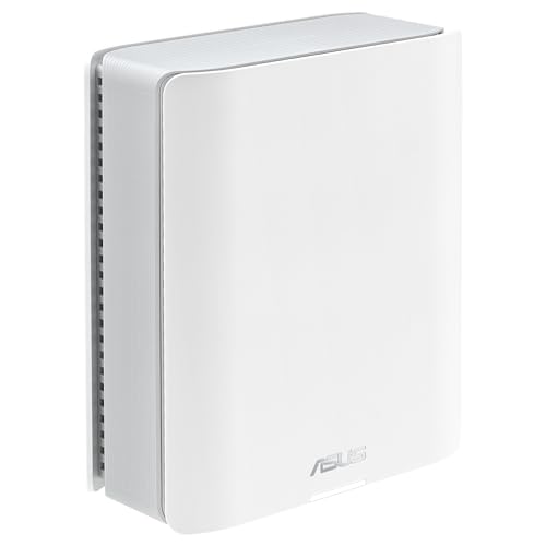 ASUS ZenWiFi BT8 1-Pack - WiFi 7 Mesh tribanda, 14 Gbps, Dos Puertos 2,5G, Seguridad y Control Parental incluidos, Smart Home Master SSIDs, 4G & 5G Mobile Tethering, Blanco