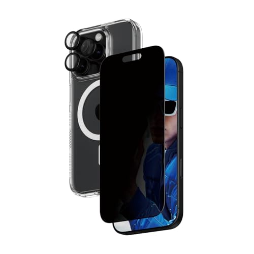 PanzerGlass 3-in-1 Privacy iPhone 16 Pro protection haut de gamme en verre trempé