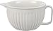 Primitives by Kathy Ribbed Texture Stoneware Batter Mixing Bowl (Stir), 7