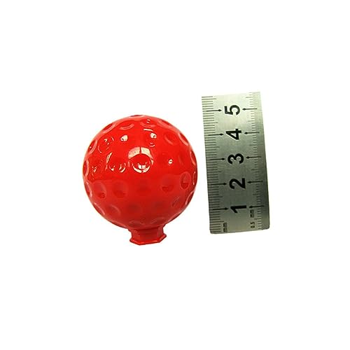 Sosoport 6Pcs Red Elastic Indoor Training Balls Practice Balls for Indoor Golf Exercise for Beginners