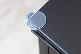 Baby Proofing Corner Cushion Guards 8-Pack Clear | Table Edge Safety for Child Proofing Corners | Superior Quality Adhesive (8 Pack, Clear)