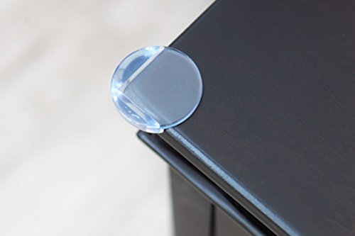 Baby Proofing Corner Cushion Guards 8-Pack Clear | Table Edge Safety for Child Proofing Corners | Superior Quality Adhesive (8 Pack, Clear)