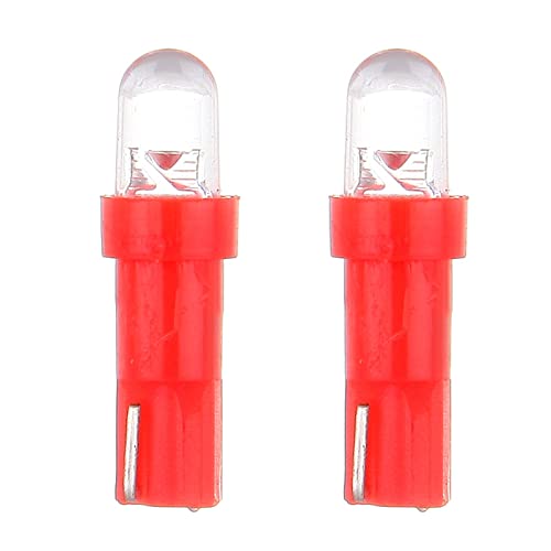 cciyu-10-Pack-Red-T5-37-74-Wedge-SMD-Led-Bulbs-Instrument-Cluster-Light-Panel-Gauge-Lamp