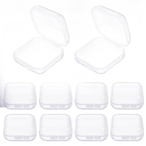 Ear Plug Cases - 10 Pcs Plastic Box