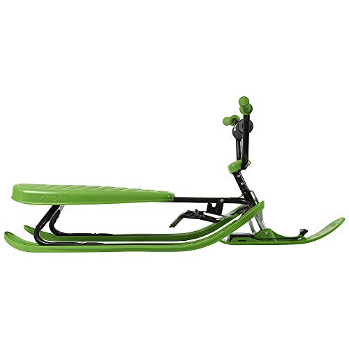 STIGA Schlitten Snowracer Rennrodel SX Color Pro Grün Lenkschlitten – Ansicht 2
