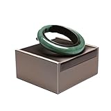 Soporte Busto Para Collares Brown PU Leather Bracelet Pendant Necklace Jewellery Display Counter Stand Holder Bust Ring Earrings Presentation Shelf(Bilateral bangle)