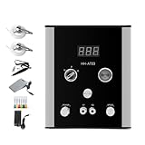 Katway Air-Free Pneumatic Engraving Machine - Dual-Head Pneumatic Impact Engraver for Jewelry and Metal Crafting, Jewelry Making Engraving Machines & Tools AT03 (Black)