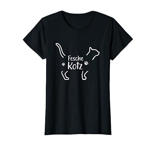 Fesche Kotz Pretty Cat Mama Cat Dirndl Reemplazo Camiseta