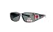 Polarized Rhinestone Fit Over Lens Cover Sunglasses - Flower