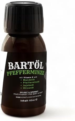 Aceite para barba de 60 ml con aceite de jojoba, aceite de almend...