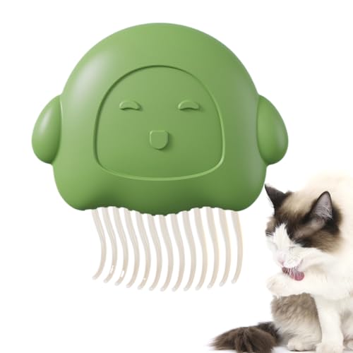 Shell Comb Cat – Herramienta de masaje para perros con cerdas y para el cuidado del cabello de mascotas, cepillo ideal para gatos para cachorros, depilación corta y larga, cómod
