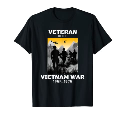 Guerra de Vietnam US Army Veteran Camisetas Para Hombres Camiseta