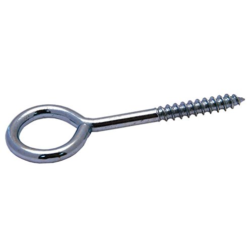 Lot de 100u00a0vis. Bague 2.50u00a0x 10u00a0x 5u00a0Fer zingué brillant ösenschraube Crochets à visser