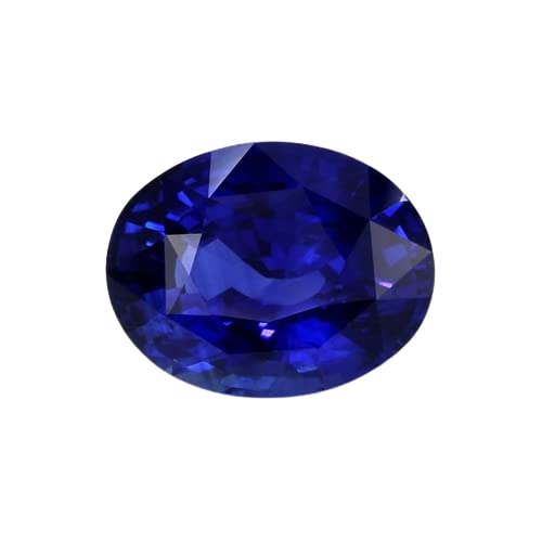 Saphir bleu naturel certifié contre la contrefaçon, véritable Neelam 10,33 carats