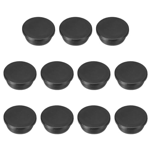 Image of MECCANIXITY 11pcs T-Shaped Silicone Plugs 34.8mm 1-3 /8 Inch Dia Snap in Plug Hole Seal Cover Round Rubber Stopper for 33.5-34.8mm Holes Kitchen Rubber Bulkheads Waterproof Sealing, Black