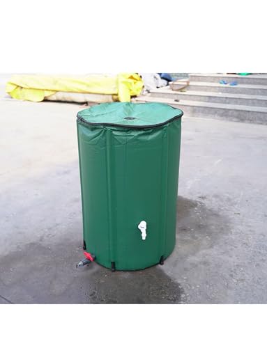 Tanque Grande for almacenar Agua de jardín, Barril de Lluvia Plegable con Grifo y Kit de desbordamiento | Diseño Plegable y portátil Que Ahorra Espacio(750L/100X98cm)