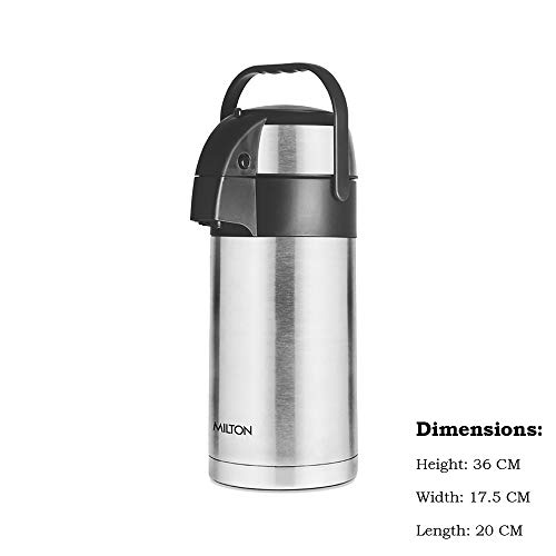 Milton Beverage Dispenser 2500 Flask,Steelplain