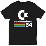 LIPENGH59 Commodore 64 Retro Vintage Classic 80s T Shirt Retro Vintage Style Commodore 6 T...