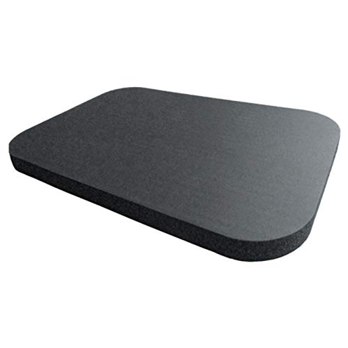 DMAIS Colchoneta de yoga de 29 cm para ejercicios de yoga, codos ligeros, almohadillas antideslizantes para yoga y descalzos, resistente al agua, cojín de rodilla, esterilla de entrenamiento para la