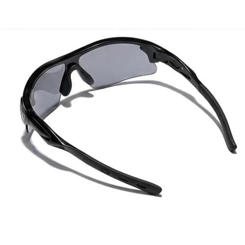 Image of Black Jones Sports Sunglasses for men and women Cycling Mountain Travelling Cricket Trekking Baseball Fishing Cycling Running Golf Motorcycle Tac Glasses UV400