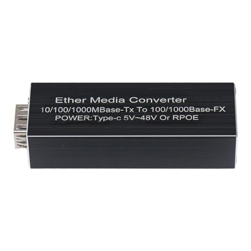 Convertidor de fibra óptica SFP a Tipo C con 1.25 Gbps para red 5