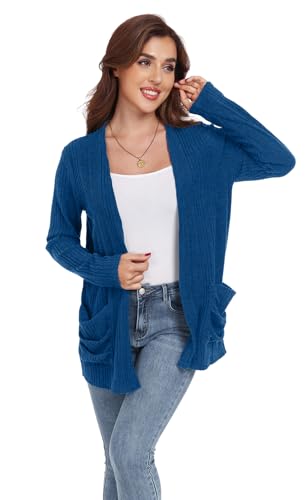 Image of GRECERELLE Women's Open Front Lightweight Cardigan Fall Sweaters Outwear