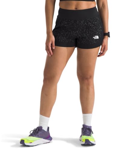 THE NORTH FACE Pantalones Cortos Sunriser de 2,5 Pulgadas, TNF Black/TNF Black Tra, XL