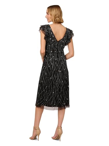 Image of Adrianna Papell Women's Beaded Midi Dress