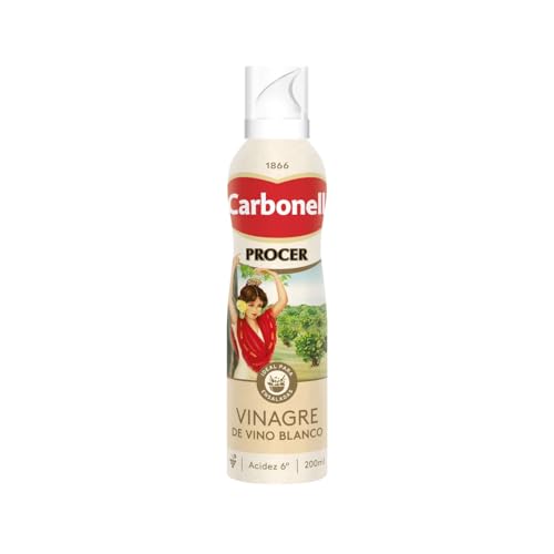 CARBONELL Procer - Aerosol de vinagre de vino blanco (200 ml, 6 unidades)