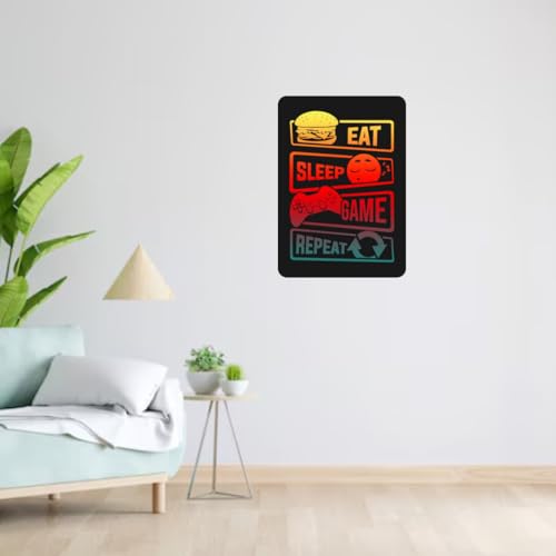 Image of Zesta Bathroom Decor Items Washroom Decor Tin Sign | Aesthetic Posters Wall Poster for Bedroom | Magnetic Cafe Decoration Items /Restaurant Decorations Items | Quirky Home Decor Bar Accent (Gamer (2))
