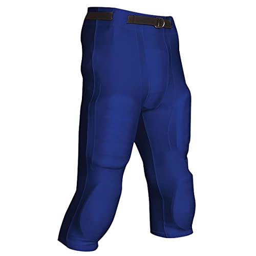 Champro Goal Line Polyester/Spandex Football Game Pant, Royal, xx-Large
