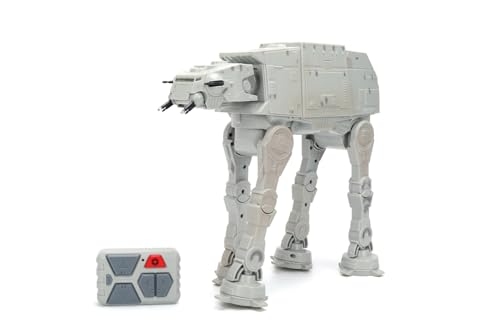 Jada Toys Star Wars RC AT-AT Walker (33 cm) Ferngesteuerter Imperial Walker mit beweglichen Beinen LED-Laser & Sound Spielzeug für Fans und Kinder ab 6 Jahre inkl. Fernbedienung