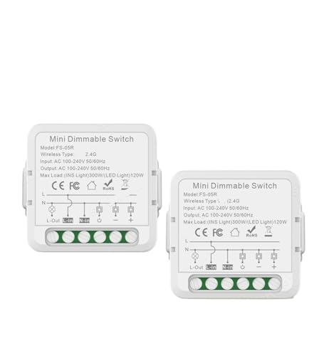Módulo interruptor atenuador doble con regulación bidireccional y rango 100-240V 3
