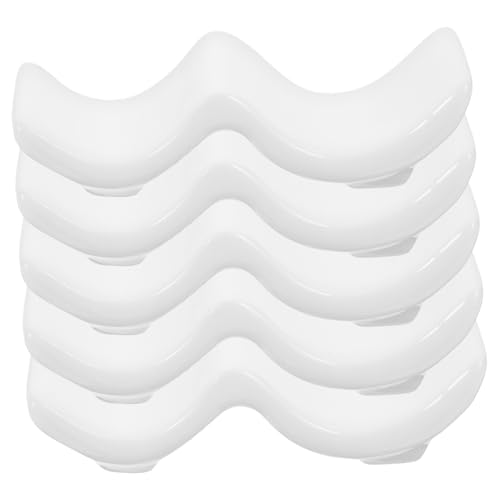 DOITOOL Repose Couteau en Céramique Blanc 10 Pièces, Porte-Fourchette et Support Cuillère Cuisine et Table, Accessoires Pratiques pour Éviter Le Contact...