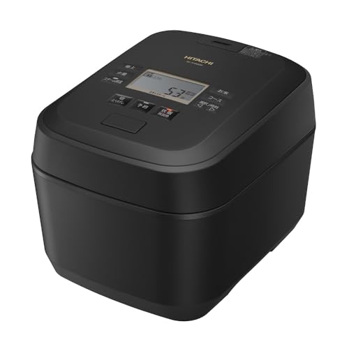 日立 炊飯器 5.5合 圧力&スチームIH 蒸気カット RZ-V100GM K フロストブラック...